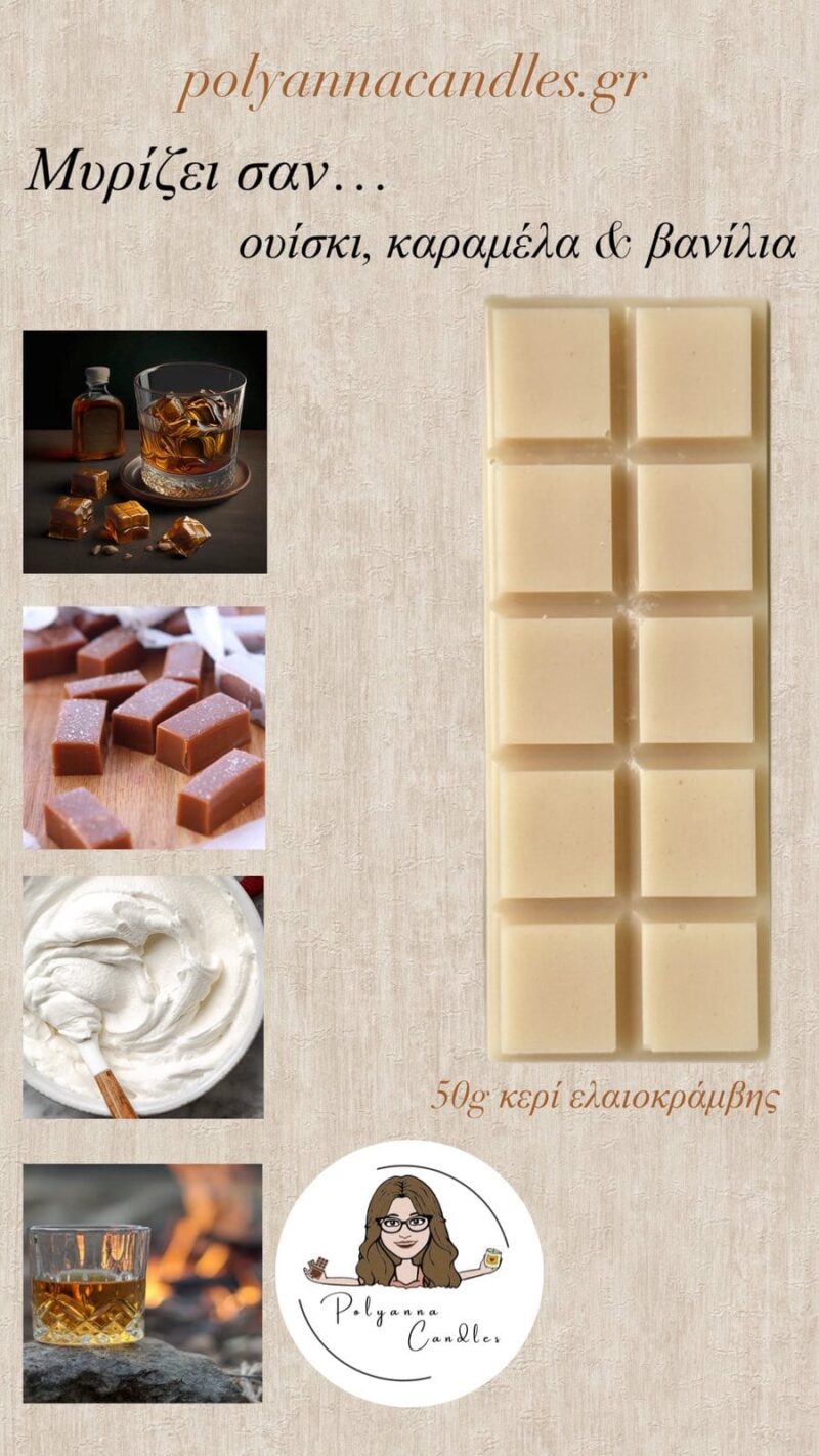 WAX MELT ΜΠΑΡΑ ΟΥΙΣΚΙ&ΚΑΡΑΜΕΛΑ
